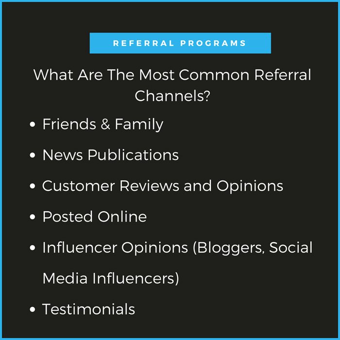 Implement referral marketing