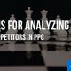 8 Tools for Analyzing Your Competitors in PPC & guide about competitor analysis tools, how to use competitor analysis tools