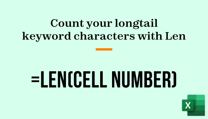 Count your longtail keyword characters with Len